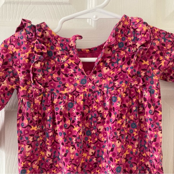 Tea Collection Ruffle Baby Romper, 6-9m - Picture 5 of 6